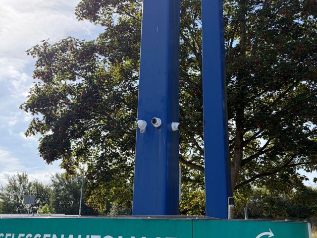 Tankstation: een camerasysteem dat in fases wordt vernieuwd, Almere